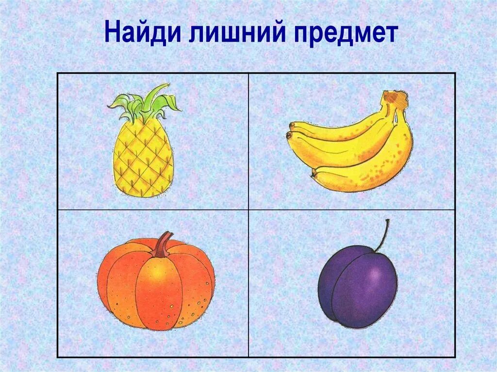 Игра одно лишнее