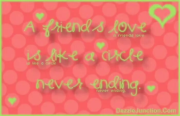 My friend at the end. Friendship never ends. keep smiling red v2.