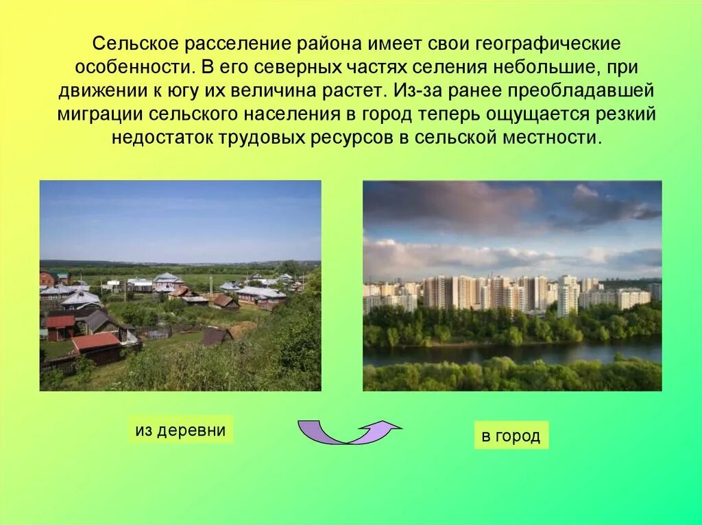 Определите особенности сельского расселения. Сельское расселение центральной России. Особенности сельского расселения. Особенности сельского населения. Расселение в сельской местности.