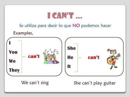 Как переводится i can t