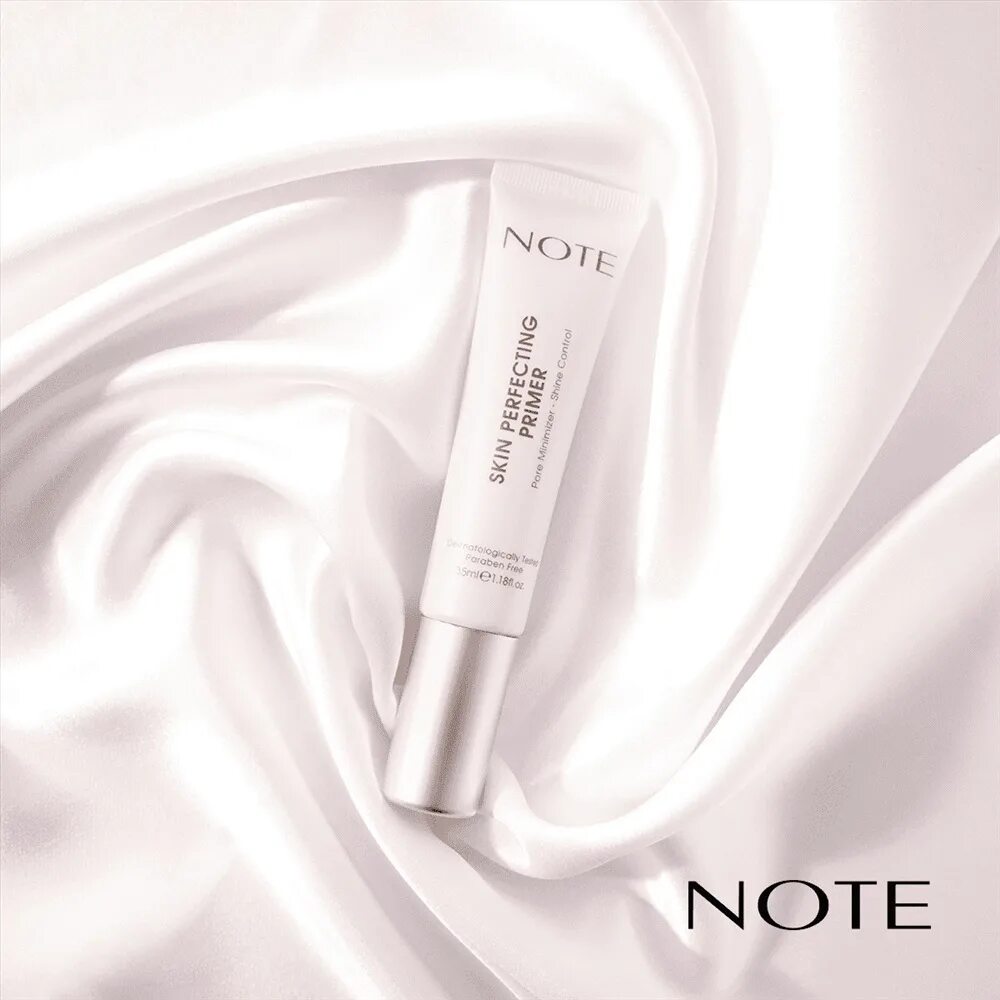 Note Skin Perfecting primer. Note основа под макияж с эффектом свечения Skin Perfecting Illuminator 35 мл. Note праймер для лица. База под макияж с эффектом сияния.