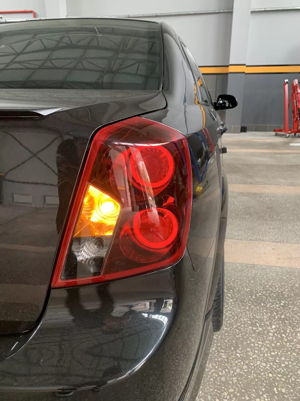 Моя статья про LED-фонари "Мерседес-221" на лачетти седан. - Chevrolet Lacetti S