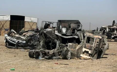 Destroyed vehicles