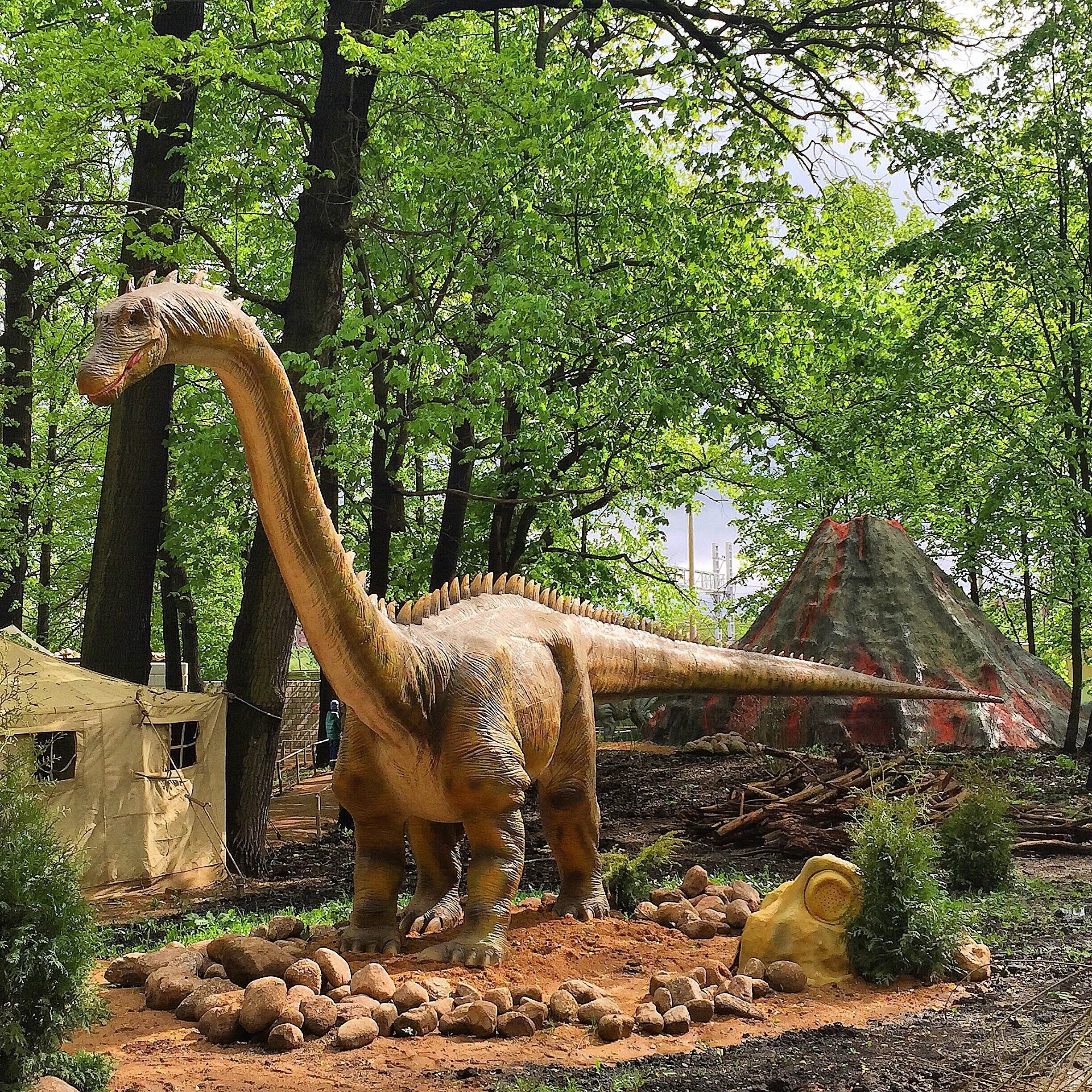 Парк динозавров в Химках.