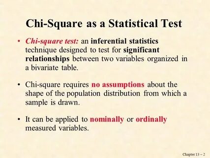 Chi test
