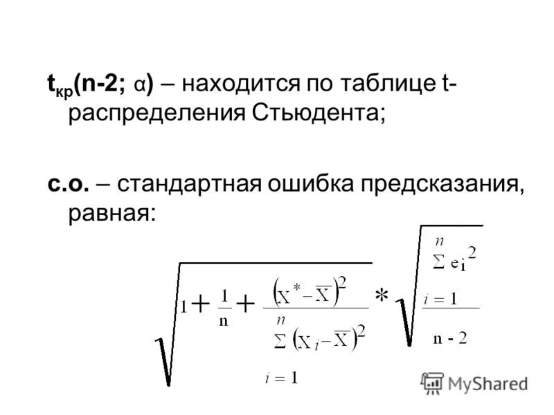 Выборочное уравнение прямой линии регрессии