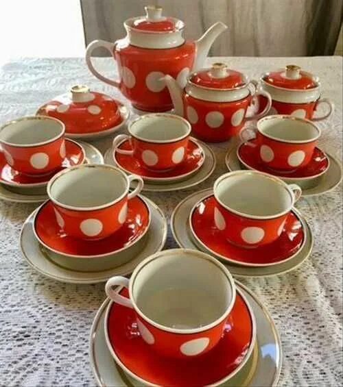 Чайный сервиз leander - соната. Чайный сервиз доляна. Чайный сервиз в горошек. Чайный сервиз в горох. Сервиз горох.