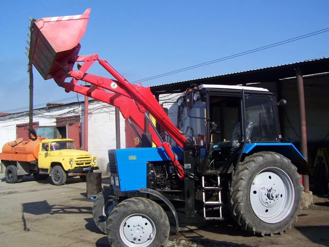 погрузчик птм-0. мтз 82. кун 82. мтз 82. 1 пфн.