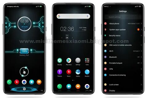 Виджеты xiaomi redmi
