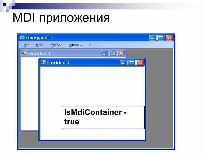 Создание оконного приложения c. Разработка оконных приложений. разработка оконной программы. создание mdi-приложения. структура окна приложения mdi.