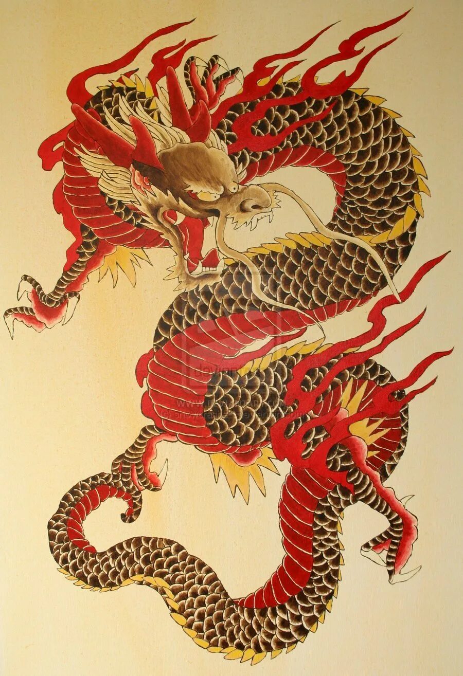 Японский дракон Рюдзин. Рю драконы японская мифология. Fuku Riu японский дракон. Японский дракон якудза. Китайский японский дракон
