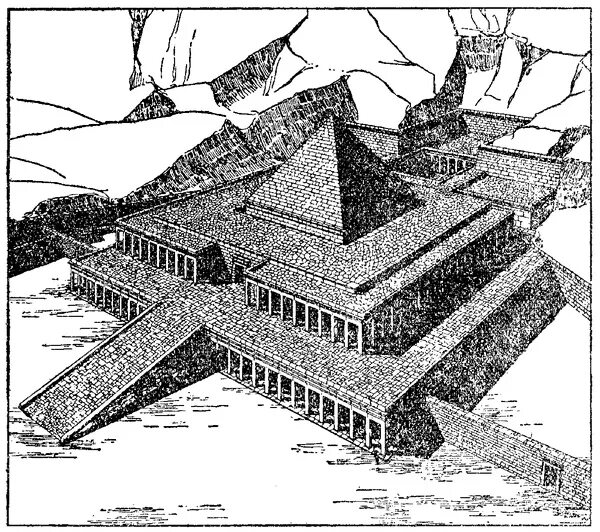 Египет храм Ментухотепа. Архитектура среднего царства древнего Египта. Египет среднее царство архитектура. Храм Ментухотепа 1 период. Древний 3 читать
