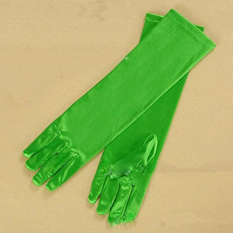 Зеленые перчатки детские. Перчатки ярко зеленые. Салатовые перчатки детские. Перчатки длинные зеленые.