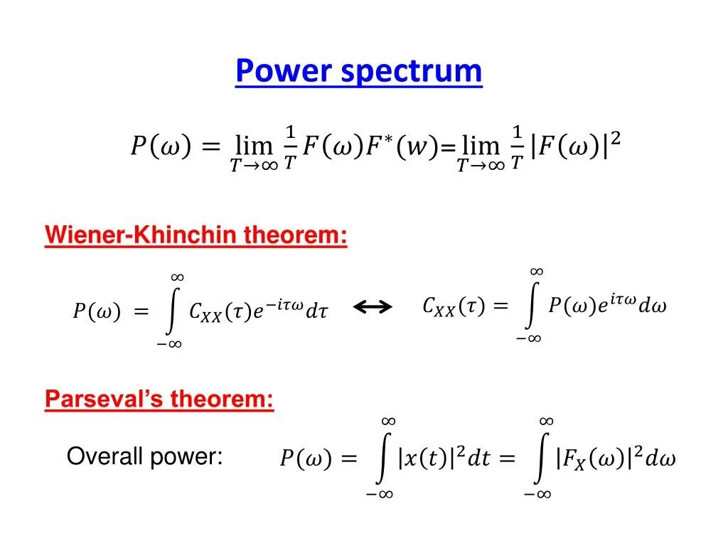 Spectrum power