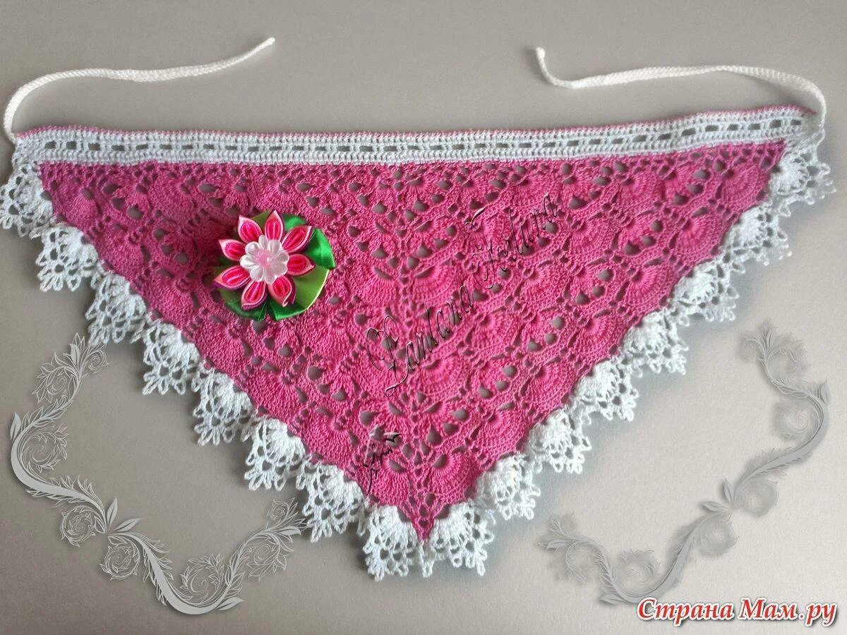 Косынка крючком для девочки. Летняя косыночка для девочки крючком. Детская косынка вязаная крючком. Детская косынка крючком. Косынка летняя крючком.