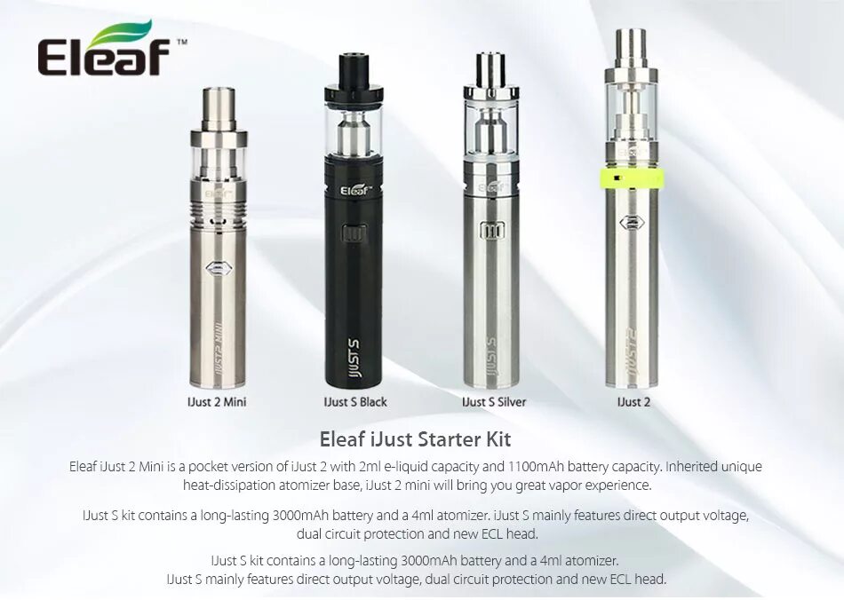 Eleaf IJUST 2. Eleaf IJUST S Starter Kit 3000. IJUST 2 Kit. Электронная сигарета Eleaf Kit 2.