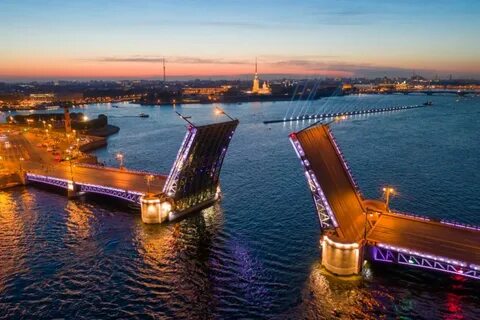 Дворцовый мост открытие