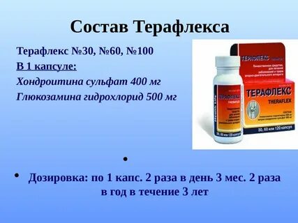 Терафлекс ультра состав препарата