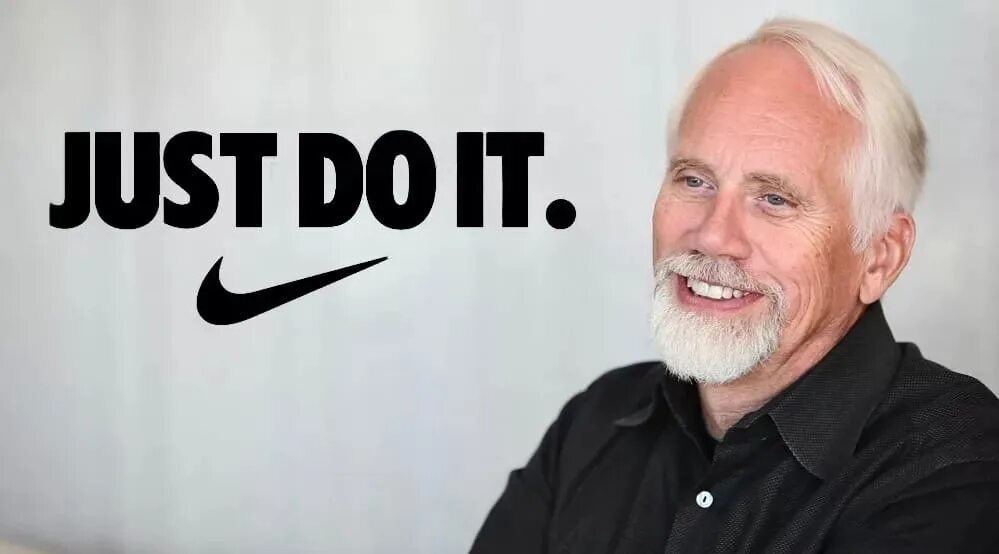 Дэн Уиден. Создатель найк. Дэн Уиден just do it. Основатель фирмы найк.