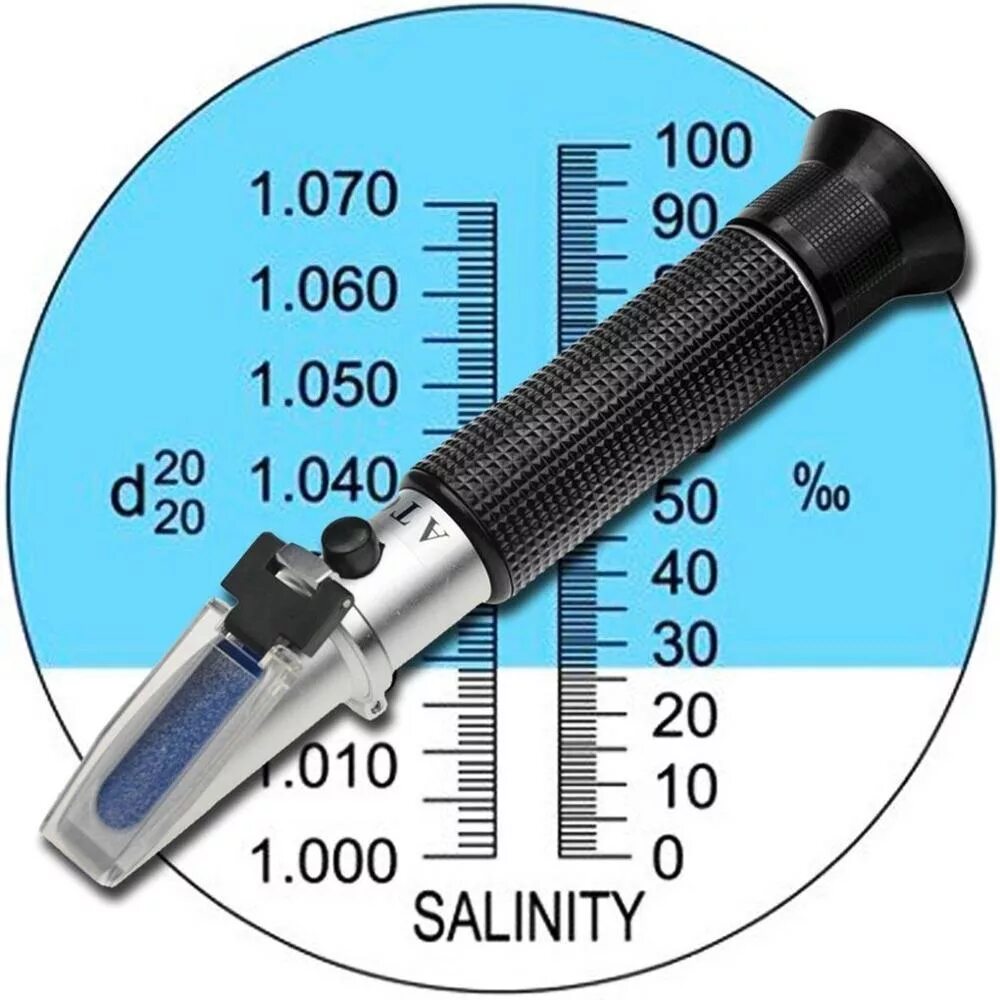 Рефрактометр 0-10%. Salinity рефрактометр. Рефрактометр соленость. Рефрактометр для соленой воды.