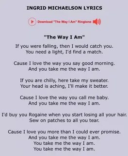 The way i are text
