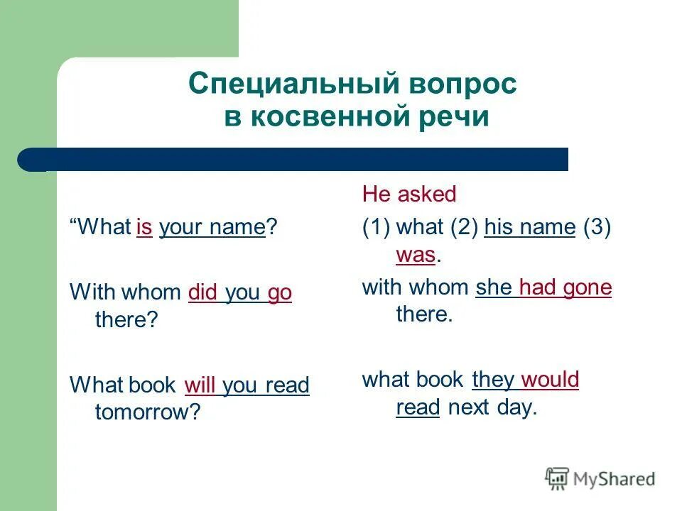 Специальные вопросы в косвенной речи. Косвенный спец вопрос. Косвенная речь в английском специальные вопросы. Специальные вопросы в косвенной речи речи.