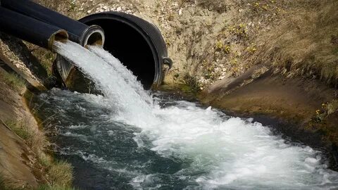 В водные объекты поступают