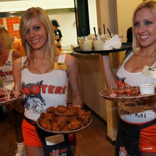 Slideshow hooters waitress wings in vagina.