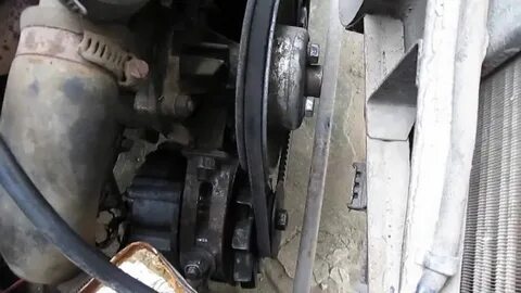 Снять генератор ваз 2107 инжектор без ямы