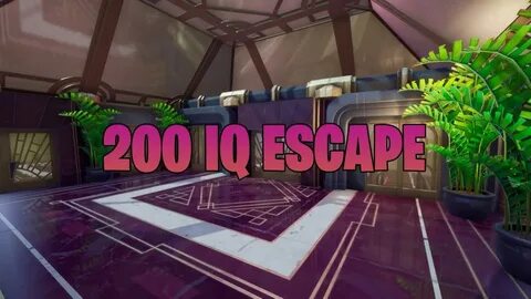 Escape rooms fortnite