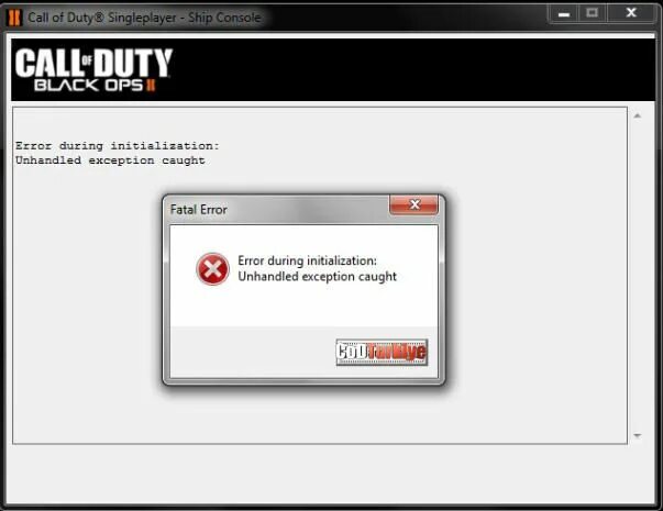 Fatal error unhandled. Ошибка unhandled exception caught. ops! ошибка. error during initialization. unhandled exception гта вайс сити.