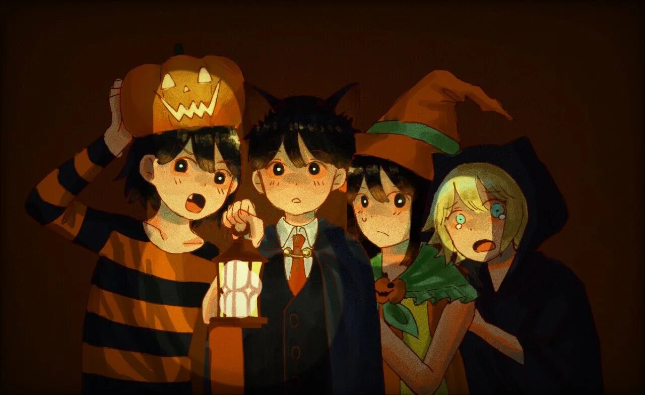 Omori Halloween. Omori Halloween Art. Bad end friends персонажи. Омори обои. Омори боссы