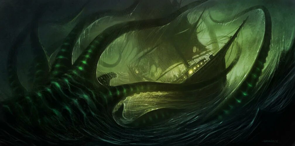 Гигантский осьминог Кракен. Морское чудовище.. Кальмар монстр Кракен. Гигантский кальмар Кракен. Кракен щупальца глубин.
