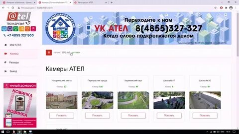 Камеры ател