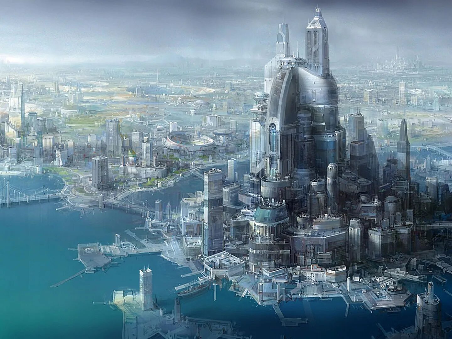 Как будет выглядеть 2024. Экуменополис 2100 года. Футуристический город. Фантастические города будущего. Фантастические здания.