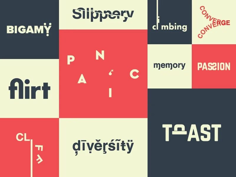Two word expression. Expressive typography. expressive word.