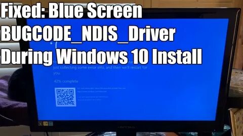 Ndis sys синий экран 10