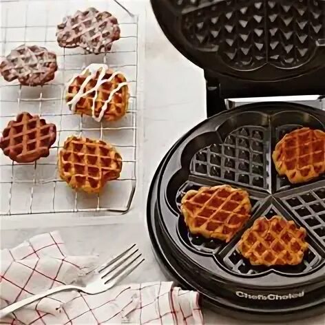 Sam Cook вафельница. Log Cabin Cast Iron Waffle maker.