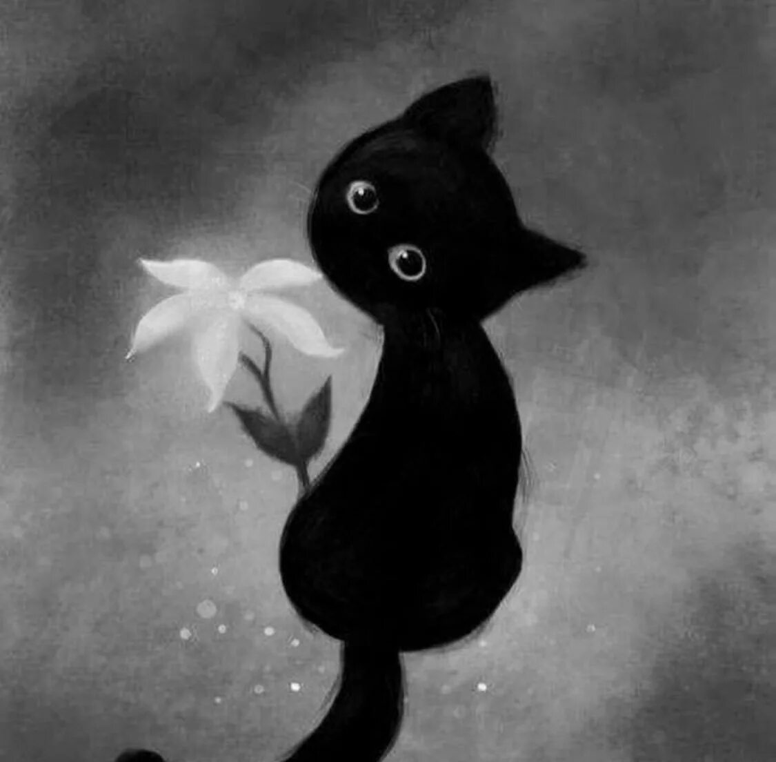 Черно белый котенок с голубыми глазами. Черные милые авы. Картины rihards donskis коты воители. Рихард донскис. Рихардс донскис.