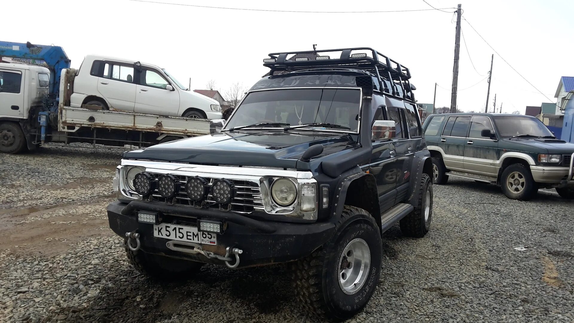 Задний бампер, багажник, салон - Nissan Safari (Y60), 4,2 л, 1996 года тюнинг DR