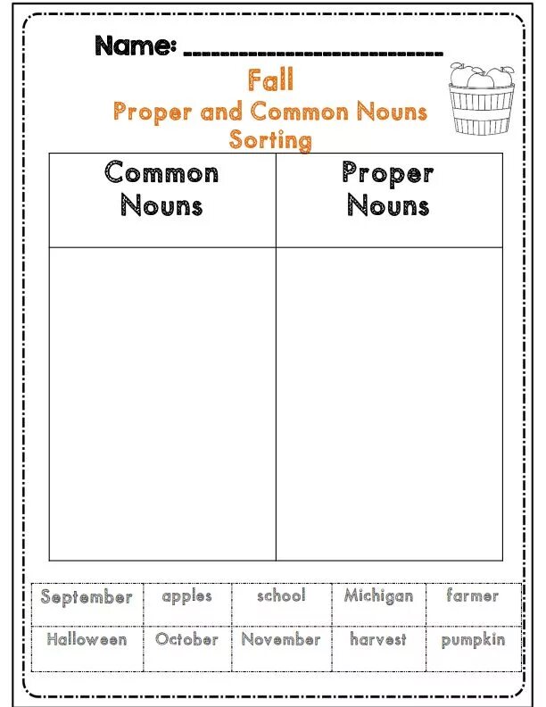 Divide these nouns into proper. Proper and common nouns. proper nouns and common nouns. common and proper. common and proper nouns tests.