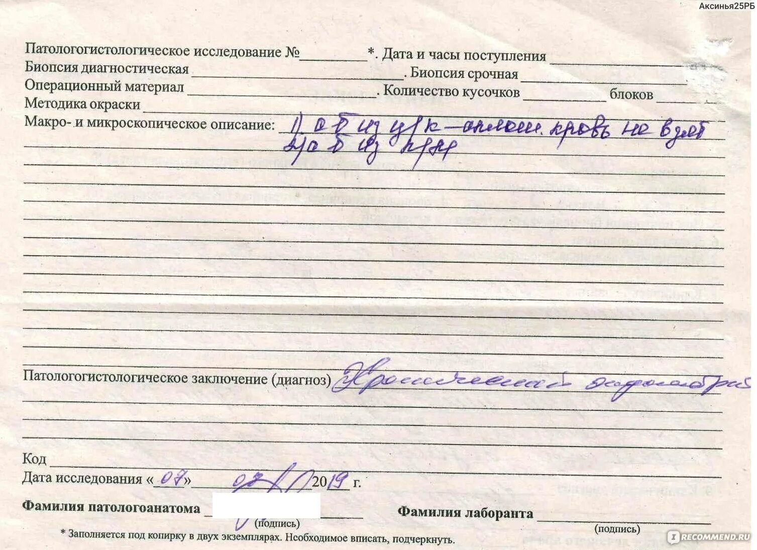 Анализ на гистологию в гинекологии что это