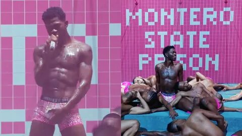 Lil Nas X Strips Down To Underwear, Rubs Bulging Crotch At VMAs - TheSword....