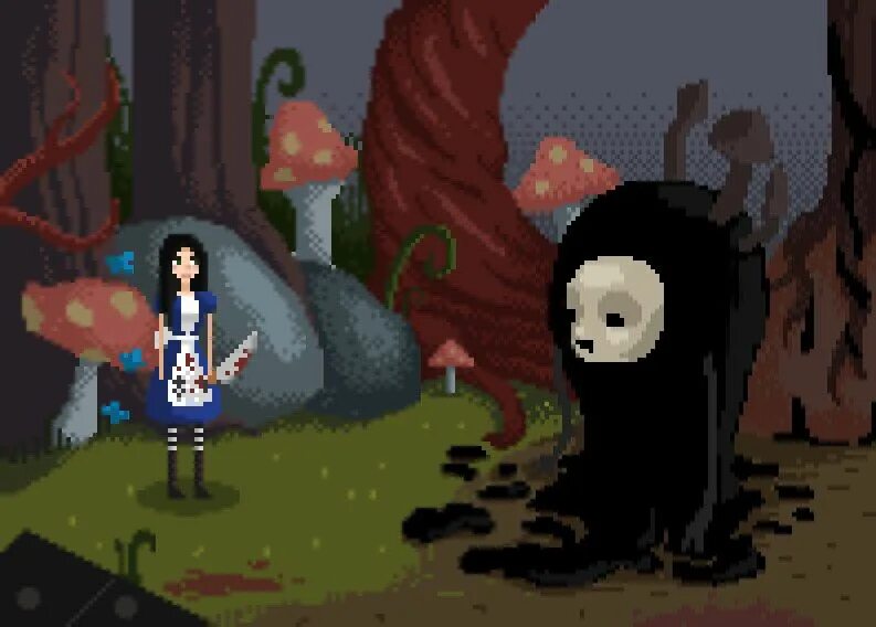 Pixel horror