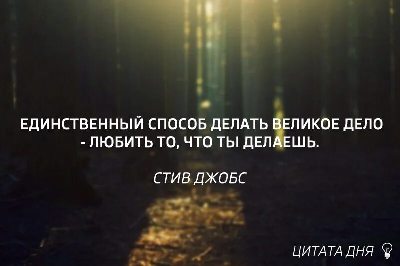 Великие дела это хорошо. Любить свое дело цитата. Единственный способ. Единственный способ делать Великие дела. Цитаты про любимое дело.