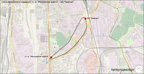 Московские ворота карта