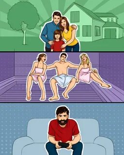 3 типа мужчин и женщин