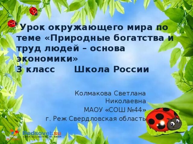 Шаблон проекта 3 класс Метод проектов на уроках информатики в начальной школе