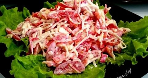 Рецепт салата красное море