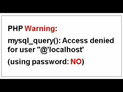 Php warning mysqli connect